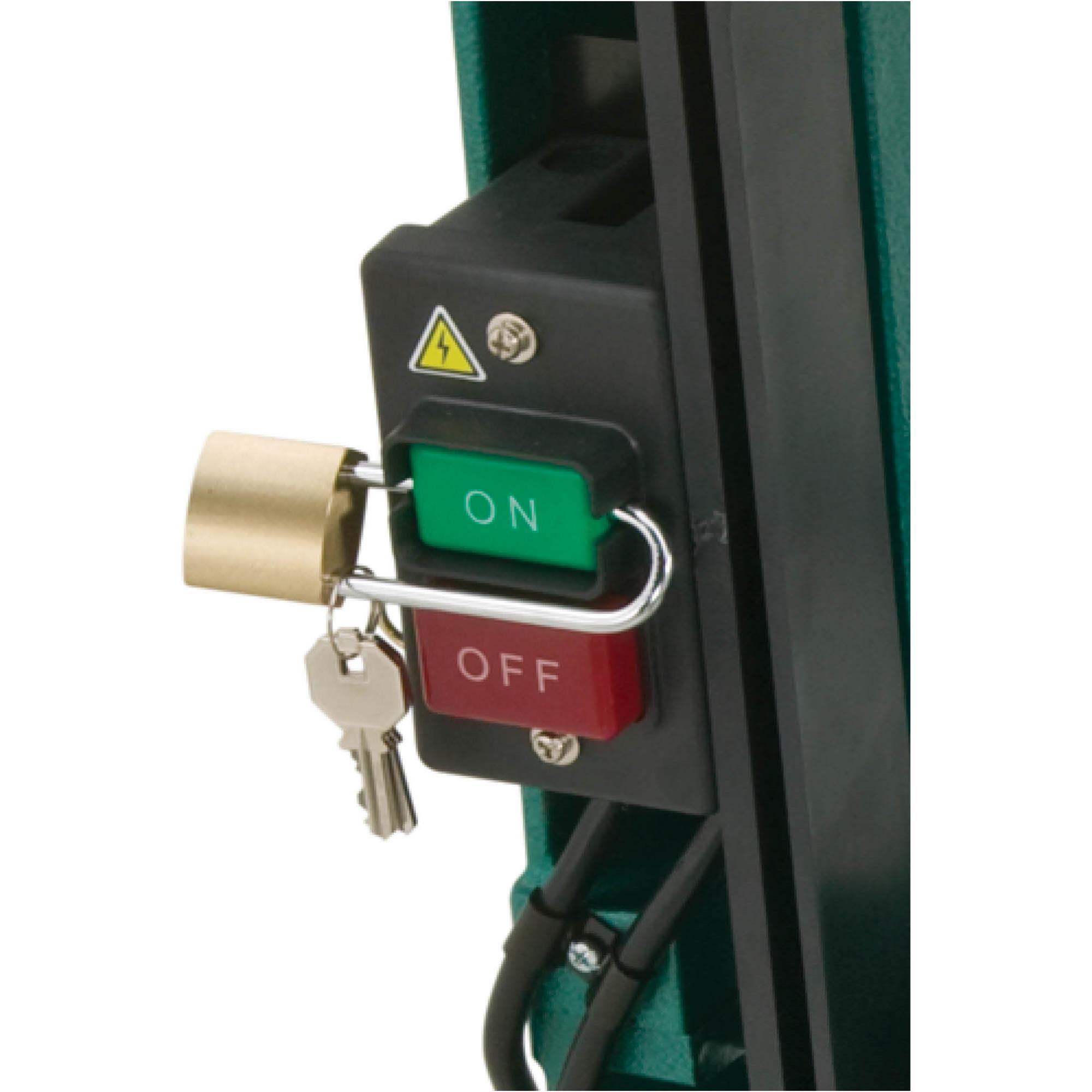 Padlock for Bandsaw Switch, 3.2MM Shackle Grizzly Industrial