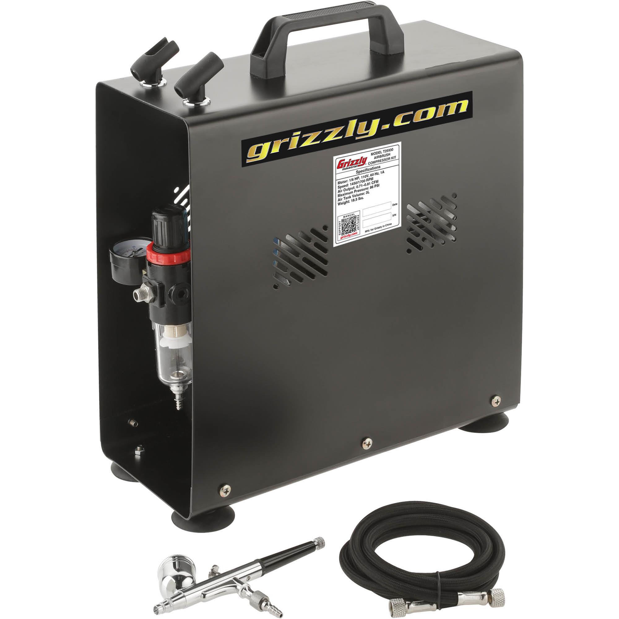 Airbrush Compressor Kit Grizzly Industrial