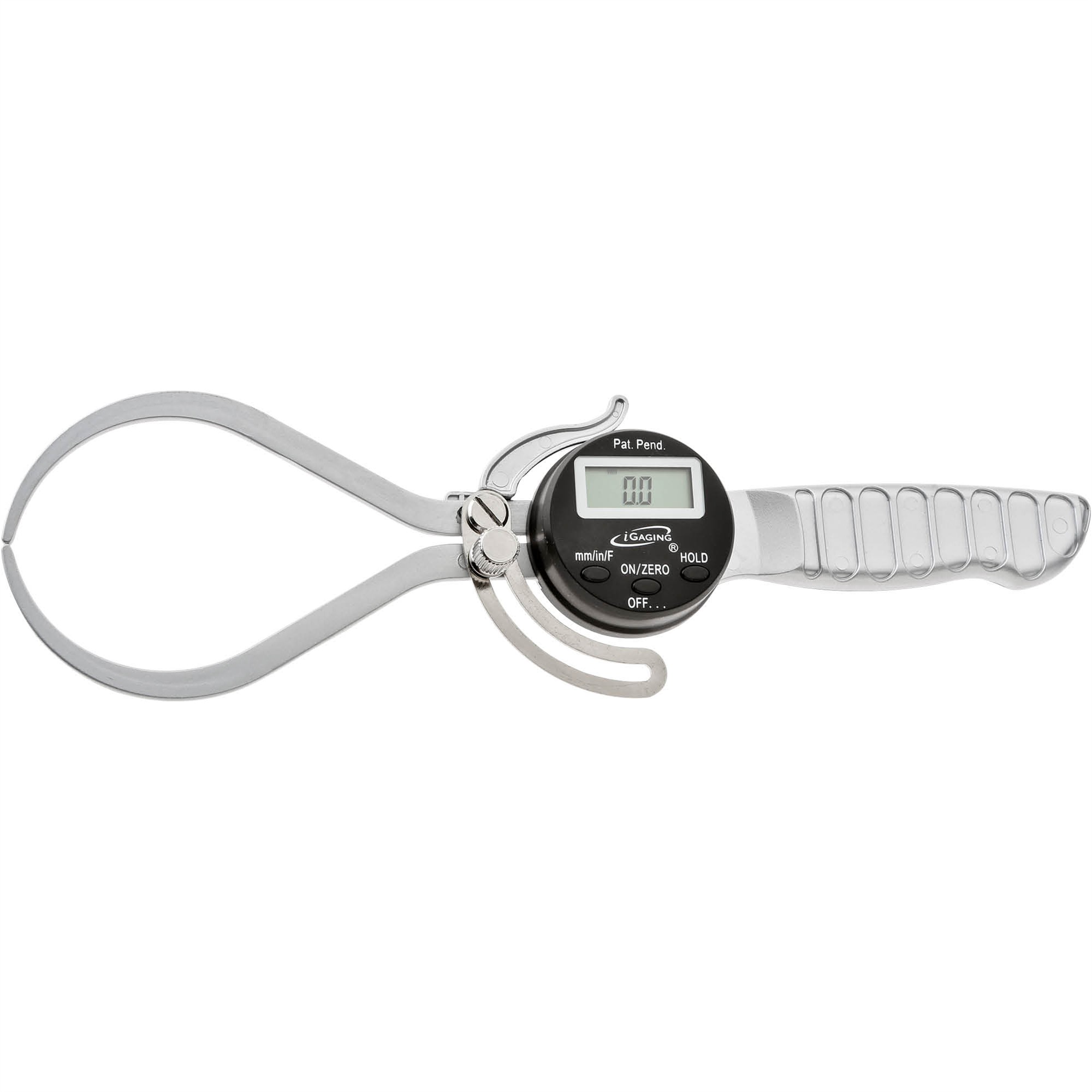 Digital Wood Thickness Gauge 06" 1/64" with Plastic Handle at