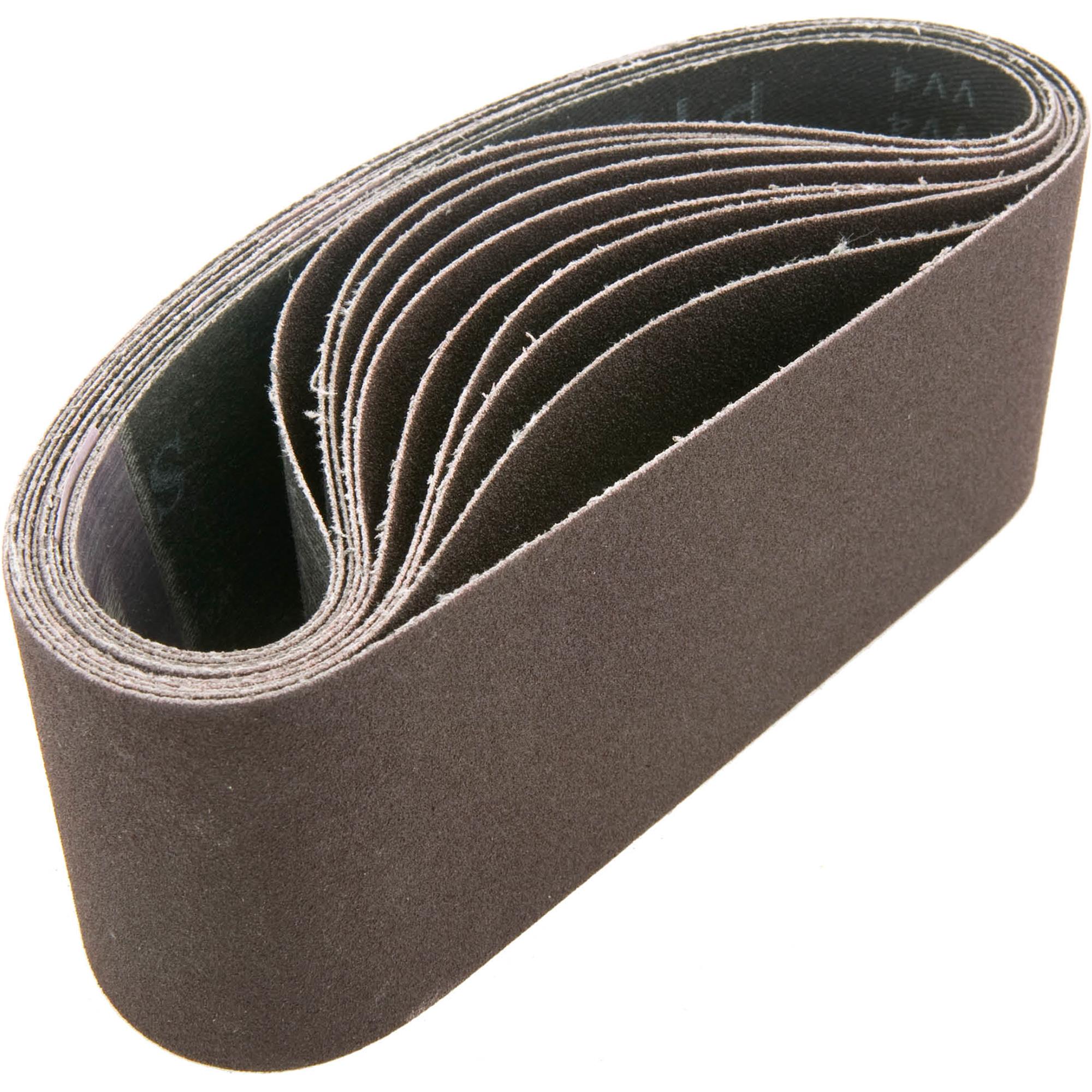 21/2" x 14" A/O Sanding Belt 120 Grit, 10 pk. at