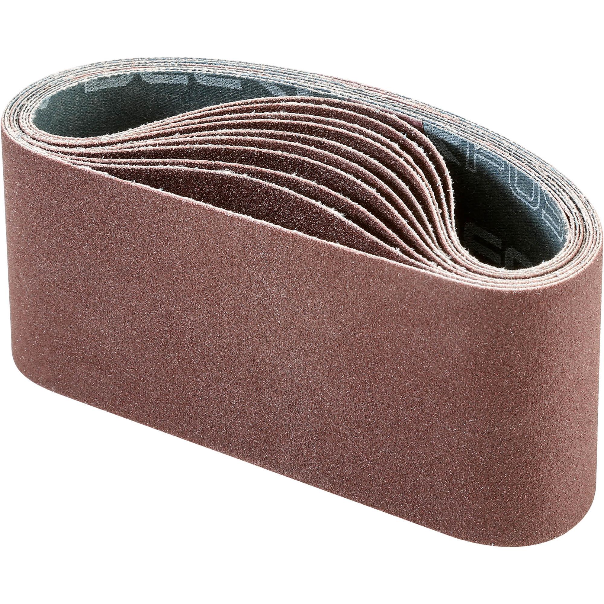 21/2" x 14" A/O Sanding Belt 180 Grit, 10 pk. at