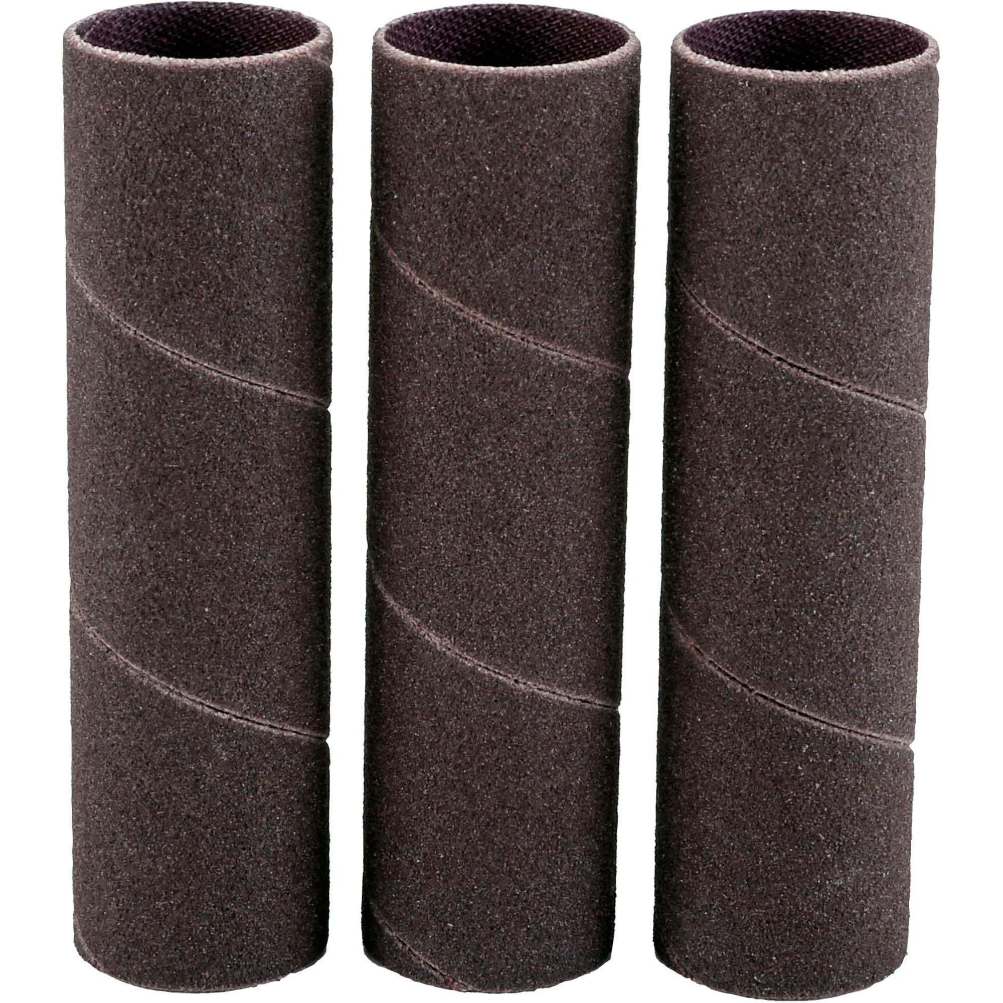 3/4" x 3" A/O Hard Sanding Sleeve, 150 Grit, 3 pk. Grizzly Industrial