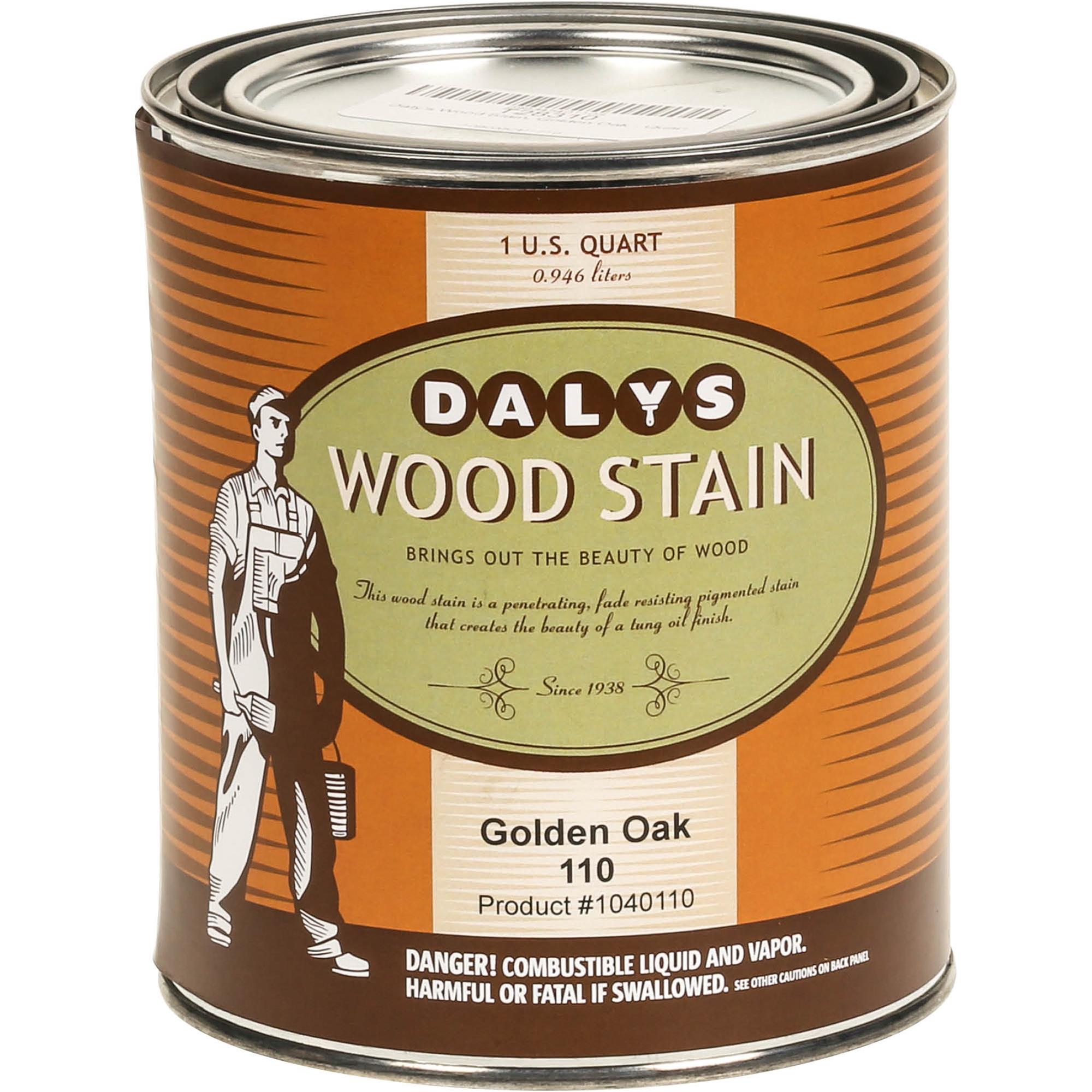 Daly's Wood Stain, Golden Oak Quart at
