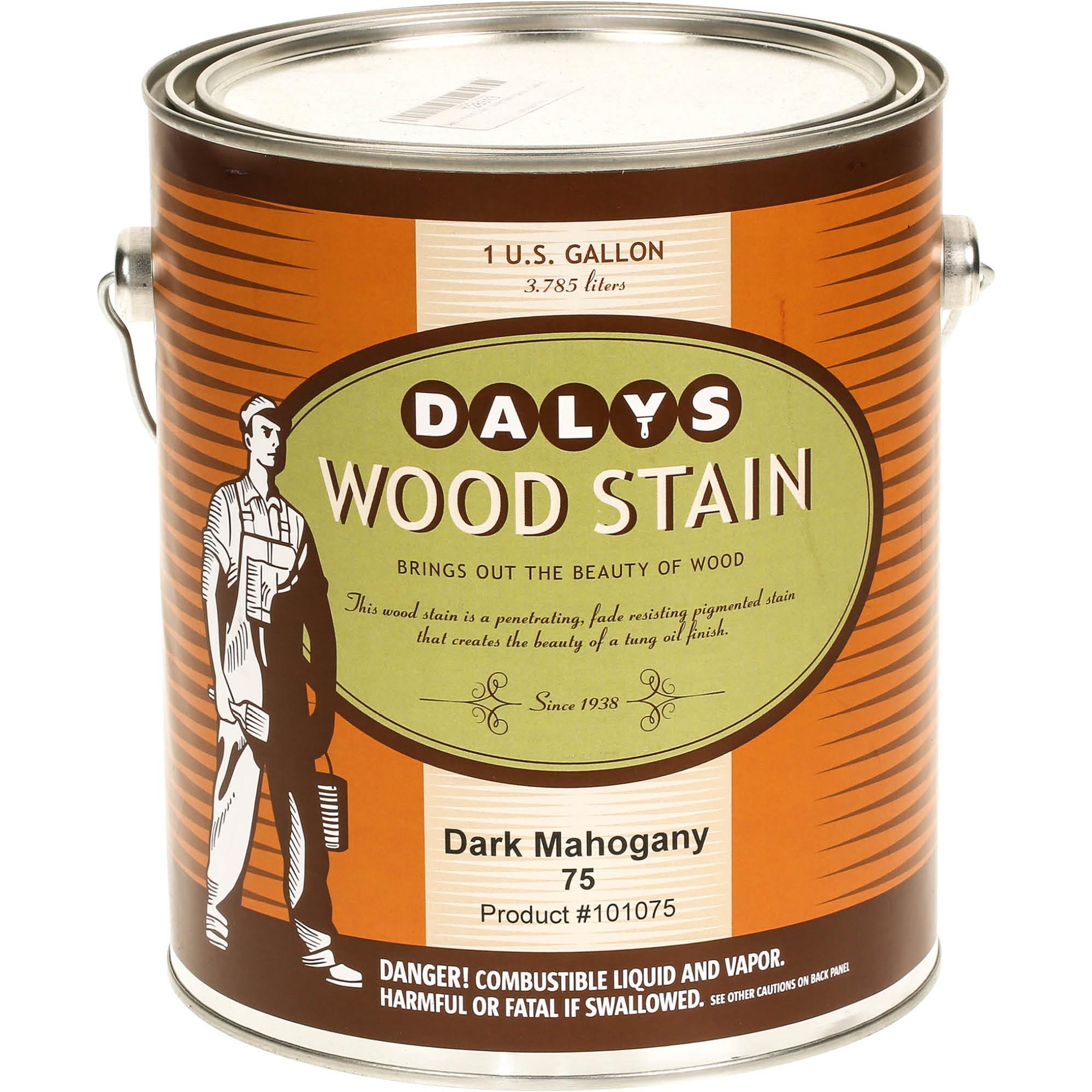 Daly's Wood Stain, Dark Mahogany Gallon at