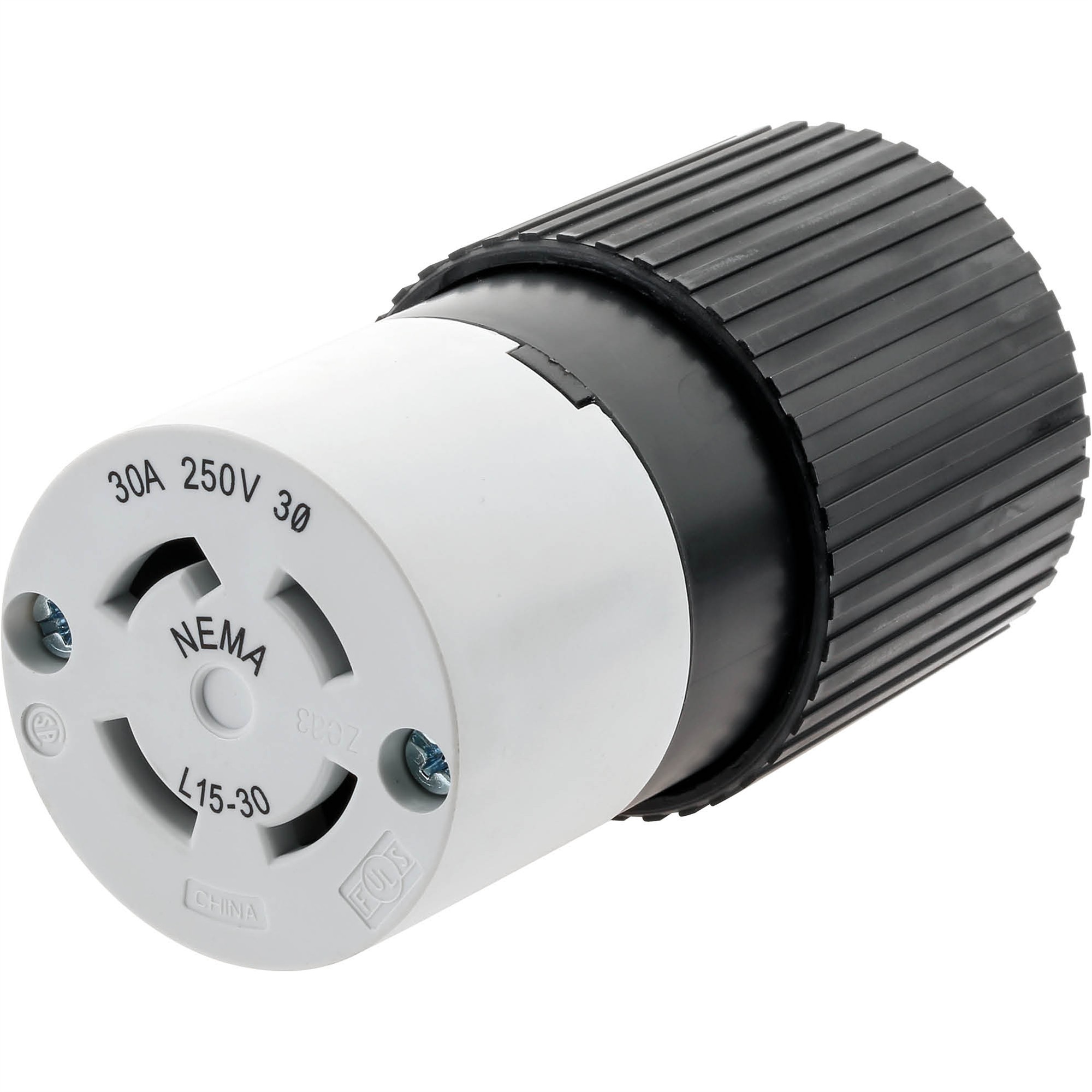 30 Amp 250V NEMA L1530 3Phase Twist Lock Connector Grizzly Industrial