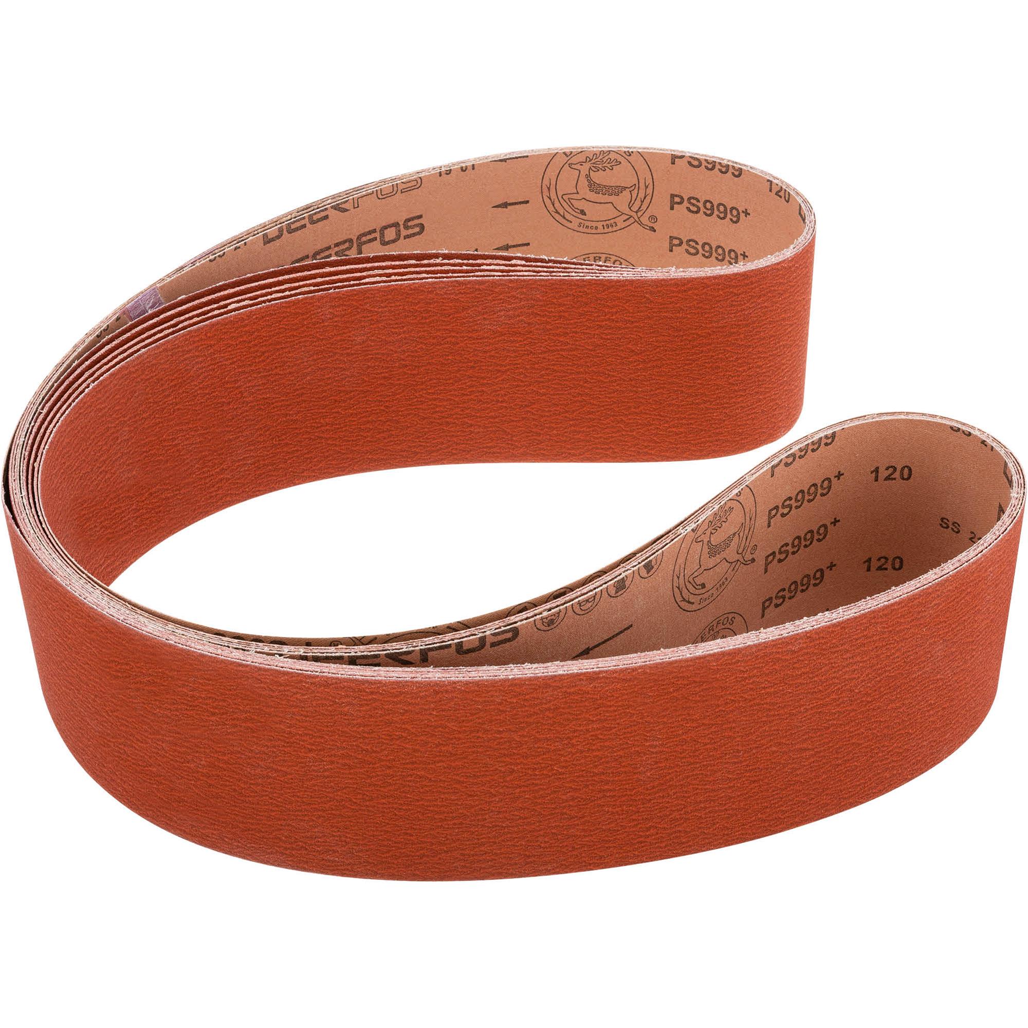 4" x 79" Ceramic Sanding Belt 120 grit, 5 Pk. at