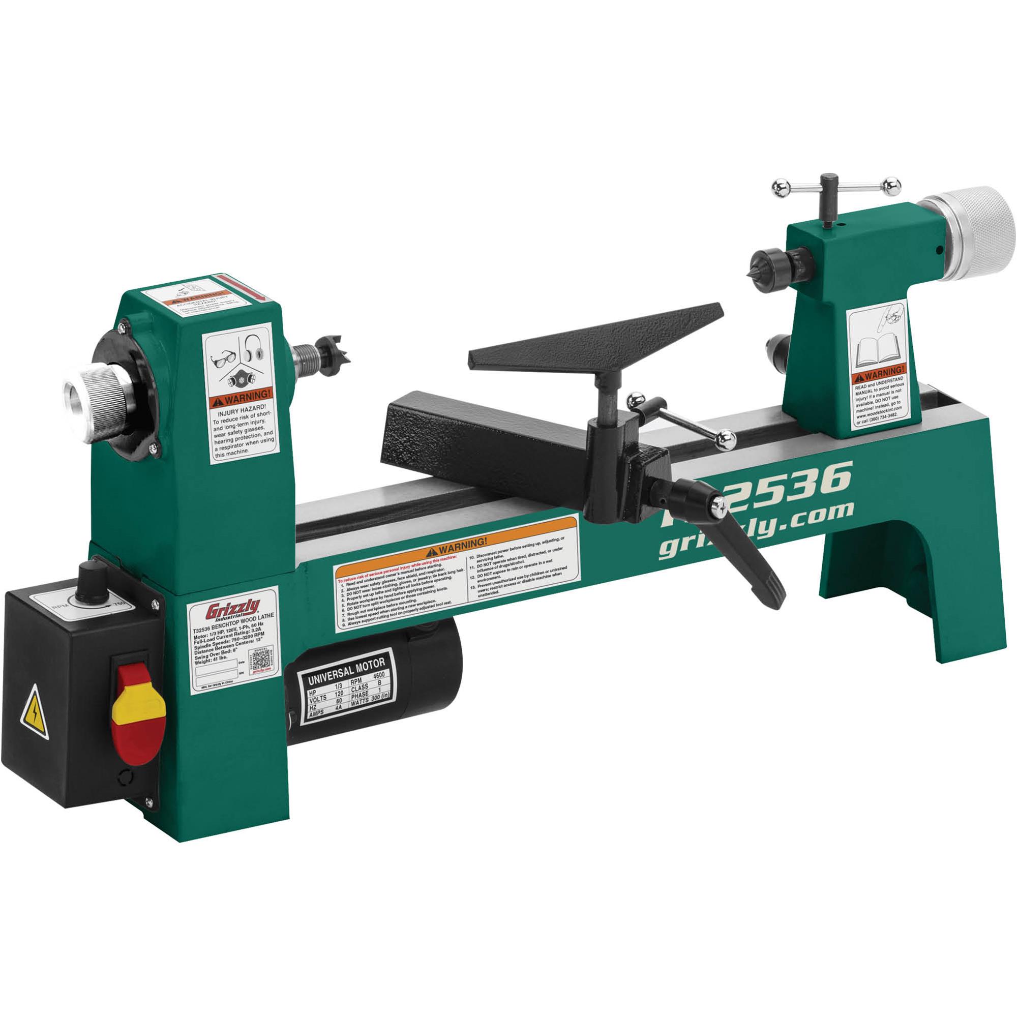 8" x 13" Benchtop Wood Lathe at