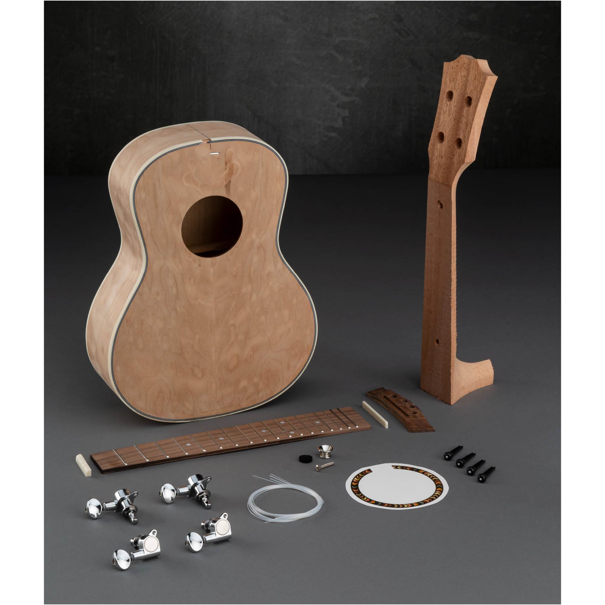 Quilted Maple Ukulele Kit at