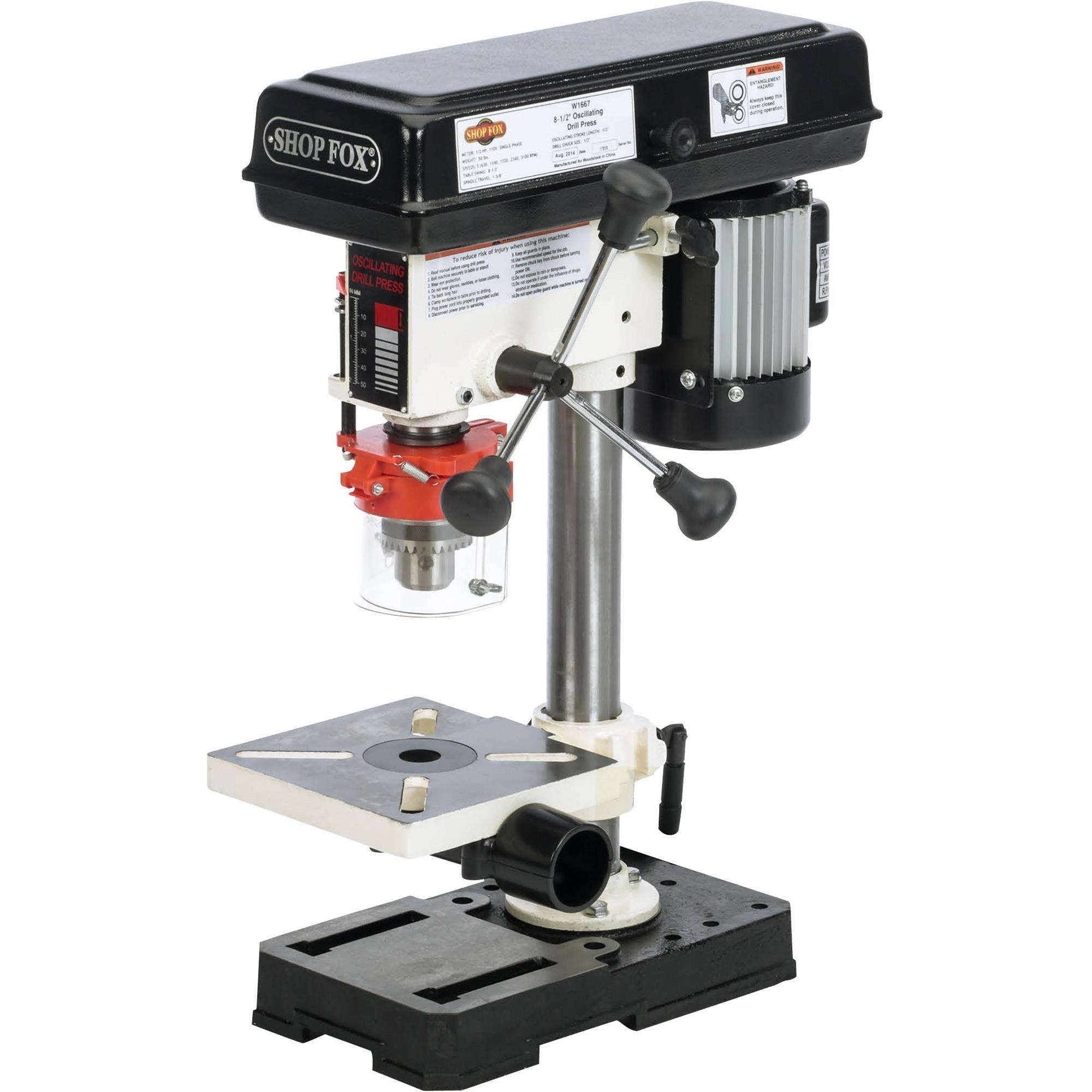 81/2" Benchtop Oscillating Drill Press at