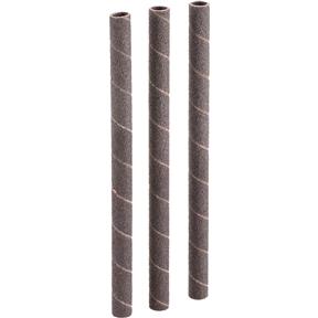1/4" Dia. x 5" A/O Hard Sanding Sleeve, 100 Grit, 3 pk.
