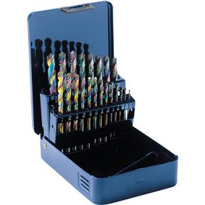 Cobalt Alloy Drill Bits 1/16" - 3/8", 21 pc. Set
