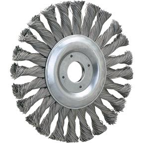 5" Knotted Steel Wire Brush Wheel