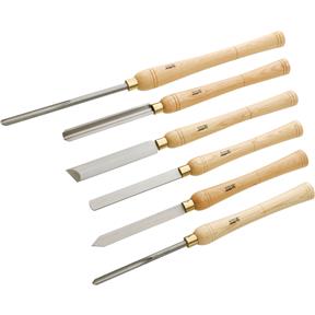 6-Piece Deluxe HSS Lathe Chisel Set