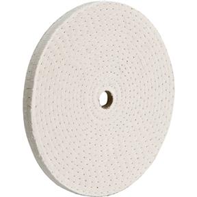 5" x 30 Ply x 1/2" Spiral Sewn Buff Wheel, 5,000 RPM