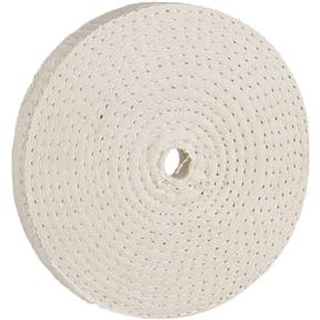 5" x 60 Ply x 1/2" Spiral Sewn Buff Wheel, 5,000 RPM