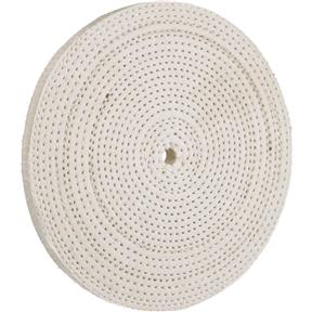 8" x 60 Ply x 1/2" Spiral Sewn Buff Wheel, 4,000 RPM