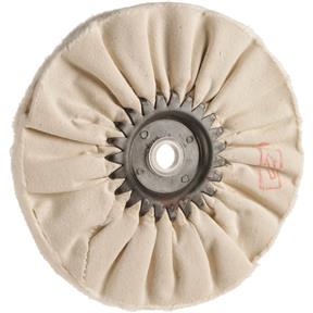6" x 12 Ply x 1/2" Airway Soft Buff Wheel, 3500 RPM