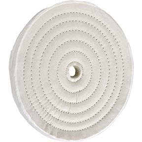 8" x 40 Ply x 5/8" Soft Muslin Buffing Wheel, 4,000 RPM