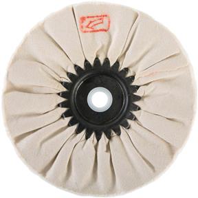 6" x 12 Ply x 5/8" Airway Soft Buff Wheel, 3500 RPM