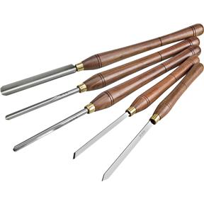 Deluxe Lathe Chisel Set, 5 pc.