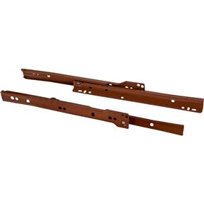 10" European Style Self-Closing Drawer Slide, Brown