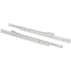 14" European Style Self-Closing Drawer Slide, White