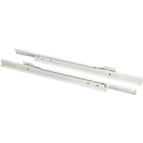 16" European Style Self-Closing Drawer Slide, White