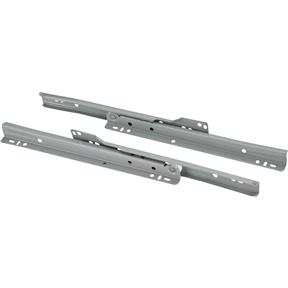 10" European Style Self-Closing Drawer Slide, Grey
