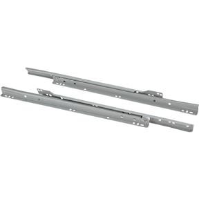16" European Style Self-Closing Drawer Slide, Grey