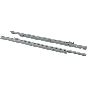 18" European Style Self-Closing Drawer Slide, Grey