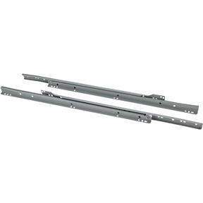 20" European Style Self-Closing Drawer Slide, Grey