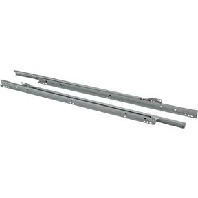 24" European Style Self-Closing Drawer Slide, Grey