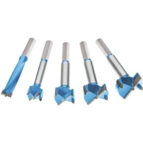5 pc. Carbide Forstner Bit Set, 1/2" - 1-3/8"