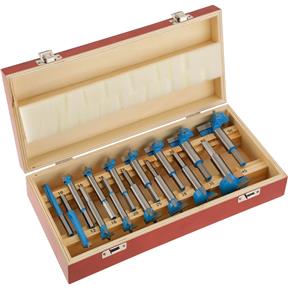 15 Pc. Carbide Forstner Bit Set, 10mm - 50mm