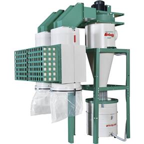 5 HP Dual-Filtration HEPA Cyclone Dust Collector