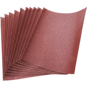 9" x 11" A/O Sanding Sheets, 100 Grit A Paper, 10 pk.