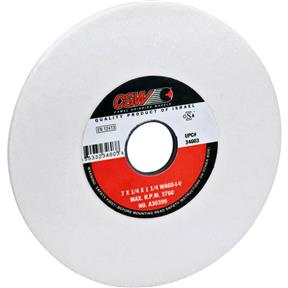 A/O 7" x 1/4" x 1-1/4" Grinding Wheel, Friable, Type 1, 60 Grit