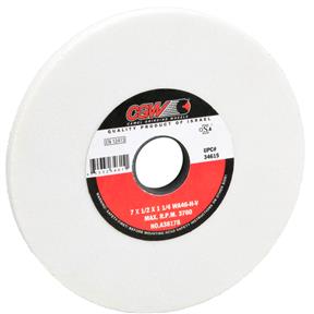 A/O 7" x 1/2" x 1-1/4" Grinding Wheel, Type 1, 46 Grit