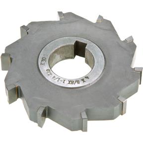 Carbide Tip Side Mill Cutter 4" x 5/8" x 1-1/4" B - 10T