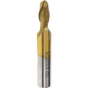 TiN Coated Ball End Mills - 9/32" Dia.