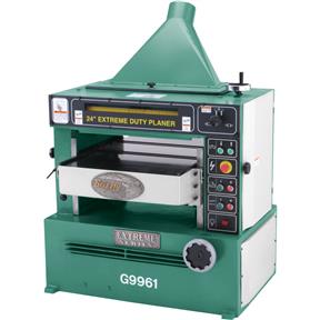 24" 10 HP 3-Phase Industrial Planer w/ Spiral Cutterhead