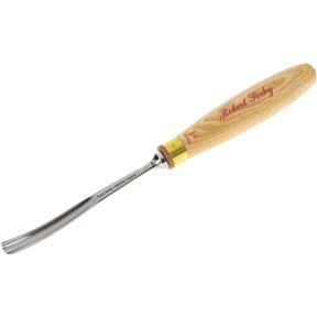 Bent Gouge Woodcarving Chisel #8 Sweep 3/8 Inch