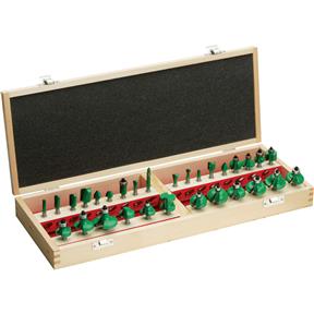 Carbide Tipped 30 Pc. Set, 1/4" Shank