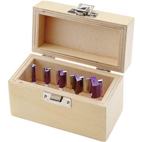 Deluxe Straight Bit 5 Pc. Set, 1/2