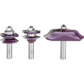 Panel Bit 3 Pc. Set, 1/2" Shank