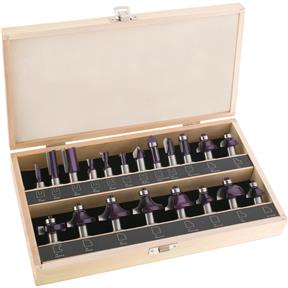 Router Bit 20 pc. Set, 1/2" Shank
