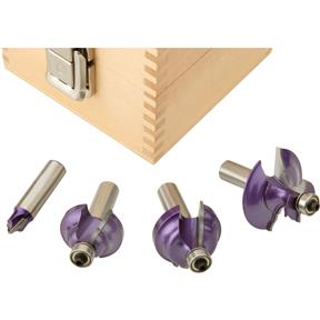 Classical Bit 4 Pc. Set, 1/2" Shank