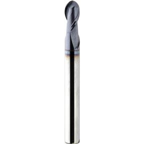 1/16" x 3" Super Carbide 2-Flute Ball End Mill
