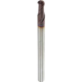 1/4" x 3" Super Carbide 2-Flute Ball End Mill