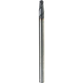 1/4" x 4" Super Carbide 2-Flute Ball End Mill